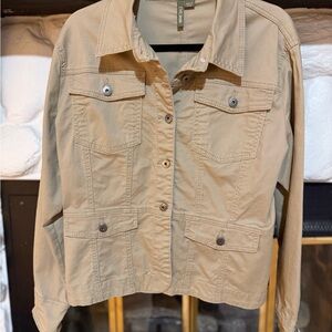 Classic Tan Utility Jacket for Women